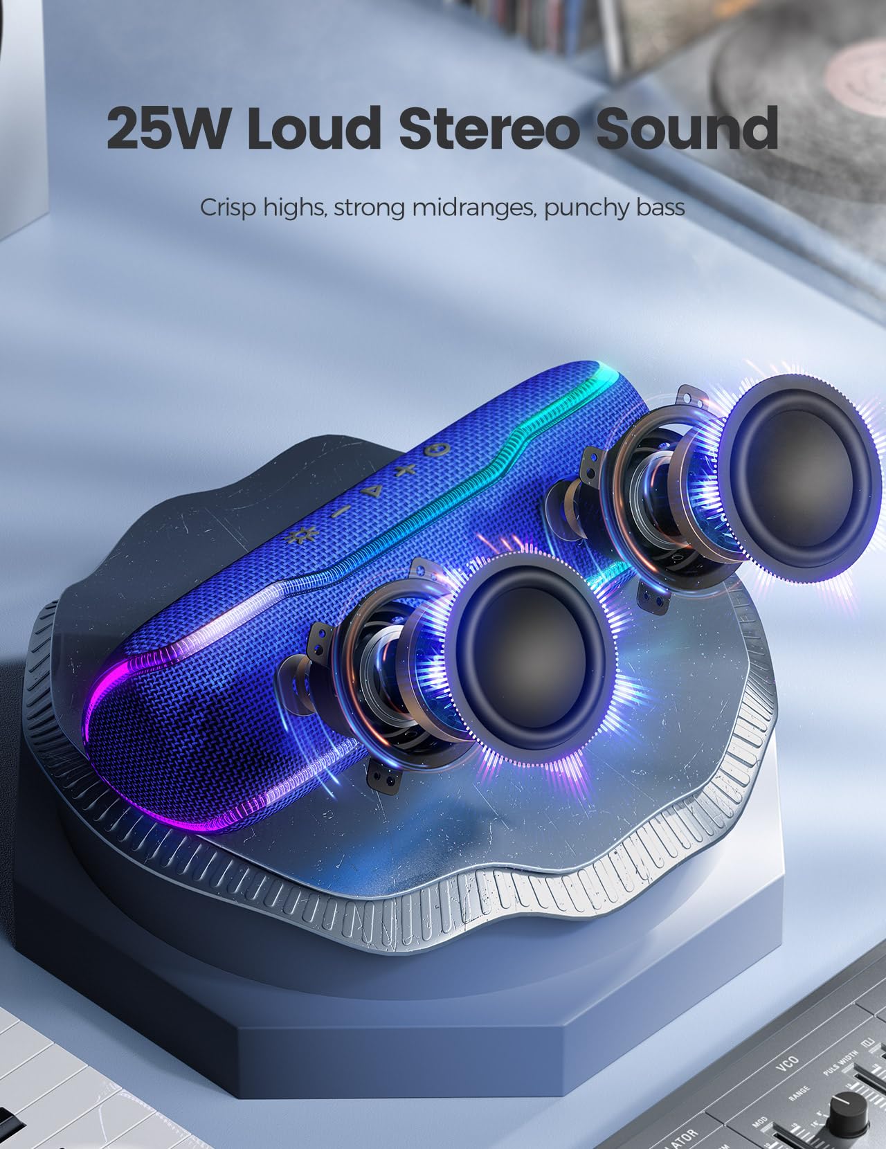 Amazon.com: ERKEISEHN Bluetooth Speaker, IPX7 Waterproof